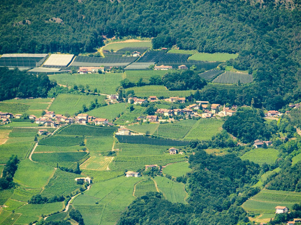 Blick von der Cisloner Alm nach Penon